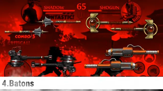 Shadow Fight 2 Mod APK, all Weapons And Levels Are Unlocked 2025 6 shadow fight weapons 52 levels