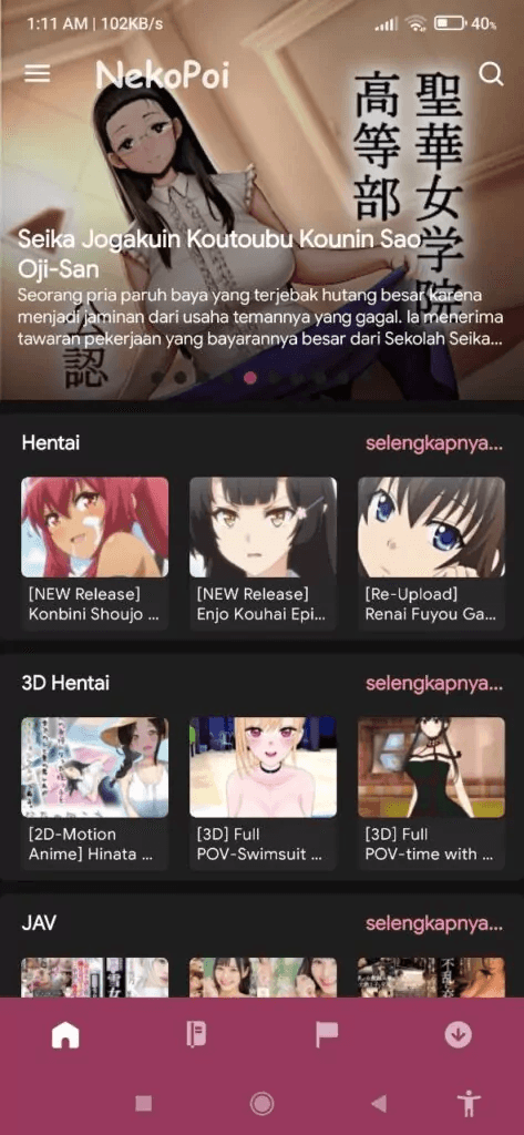 Download APK Kucing Pink App | Watch Anime Videos | ADS Free in HD Quality 5 image 3